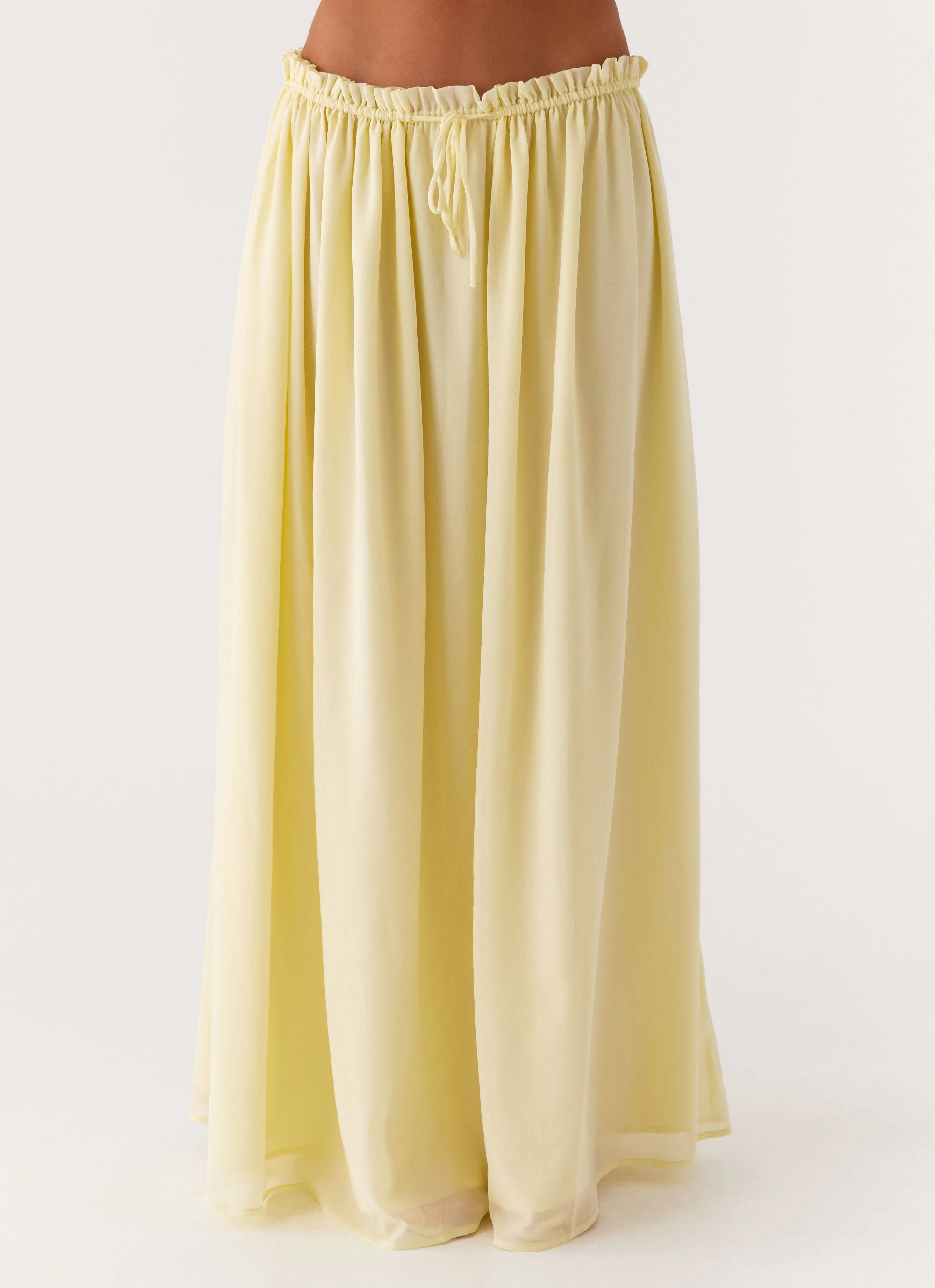 Chafe-free Water Outfit Zaya Maxi Skirt - Yellow