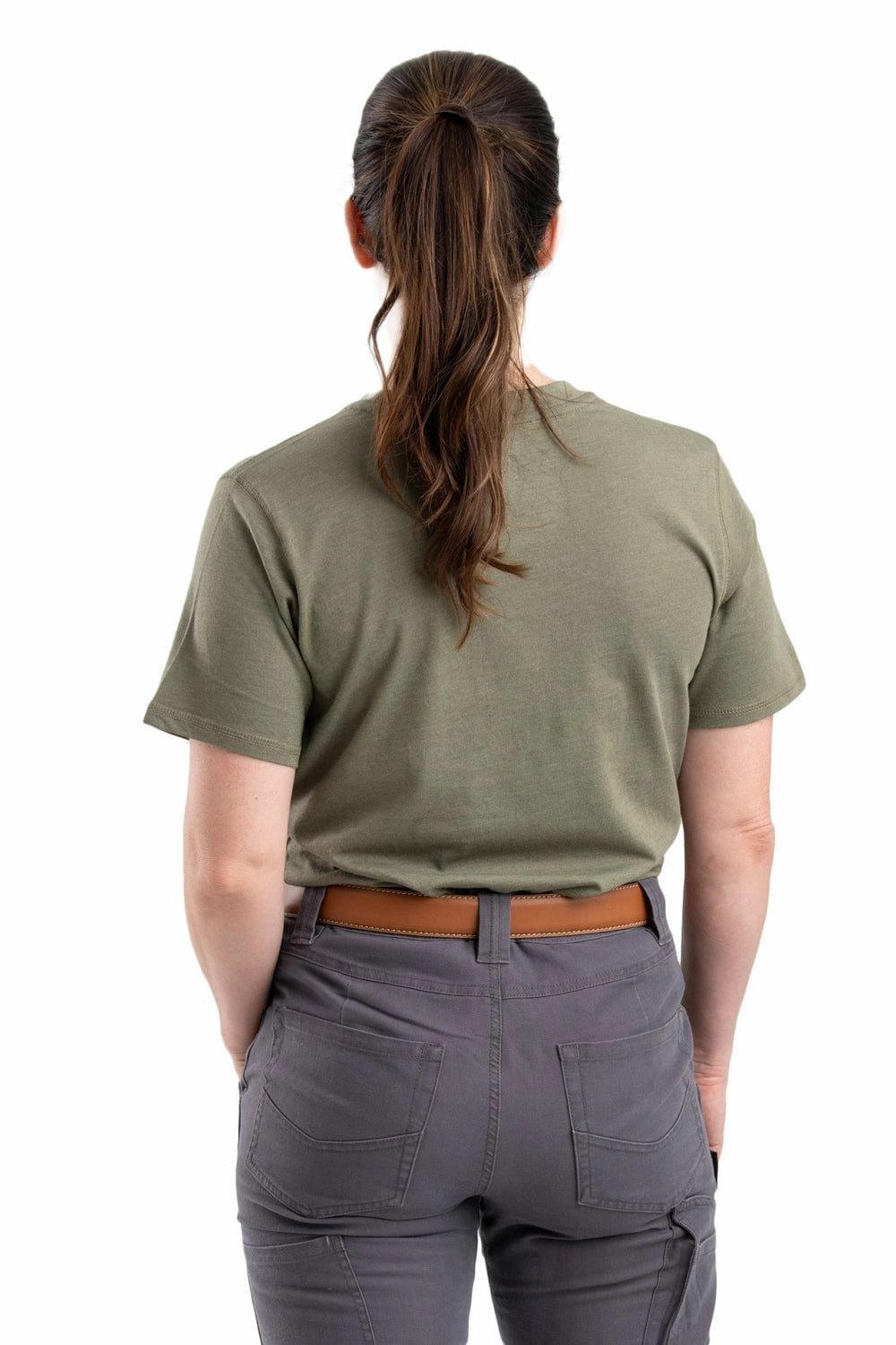 Berne Lichen Cotton Blend Womens Performance Tee S/S Lightweight Layer