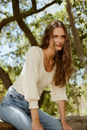 Zoe Sweater | Ivory Ventilation Panel Multi Pocket Functional Design